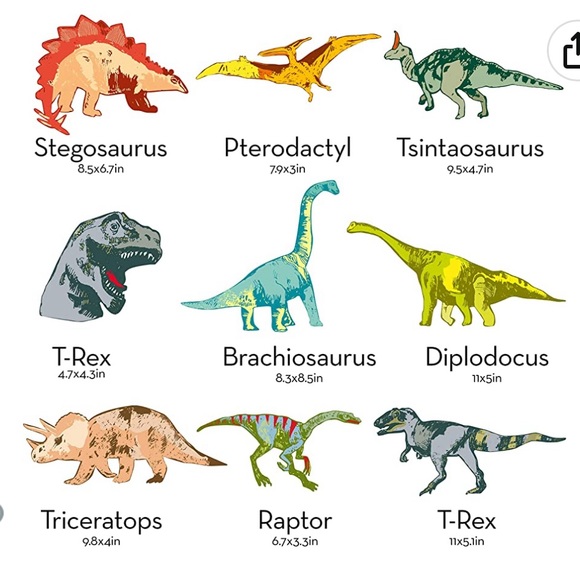 Free w another purchase / NEW Glow in the dark dinosaur wall stickers - Picture 4 of 5